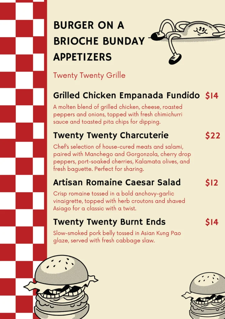 Burger Menu page 2