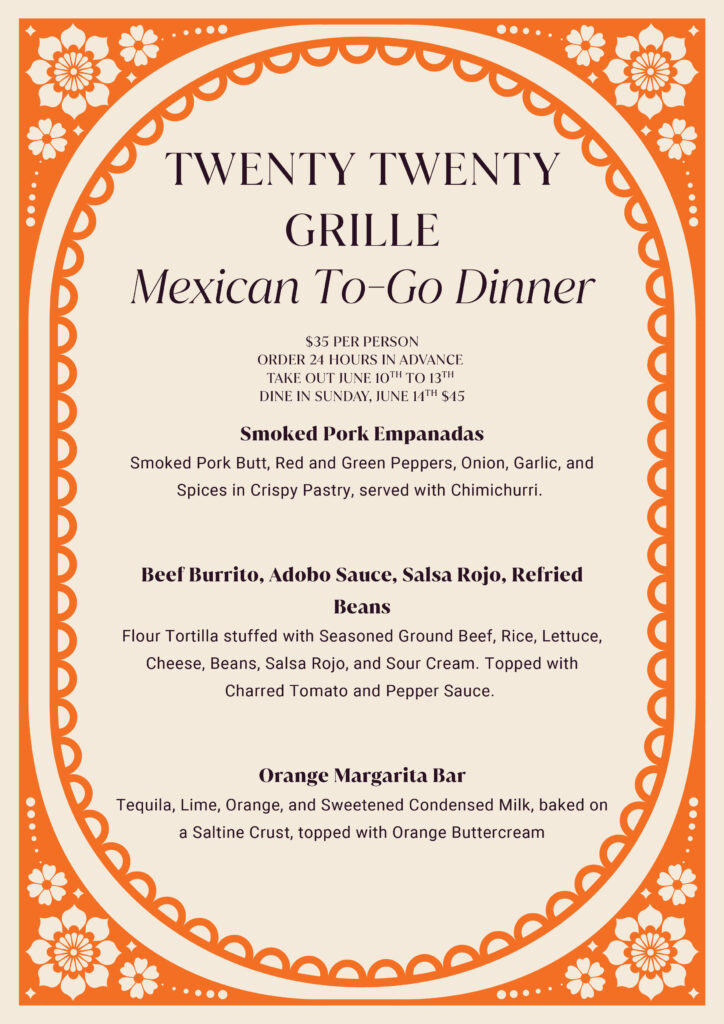 Mexican To Go Menu
