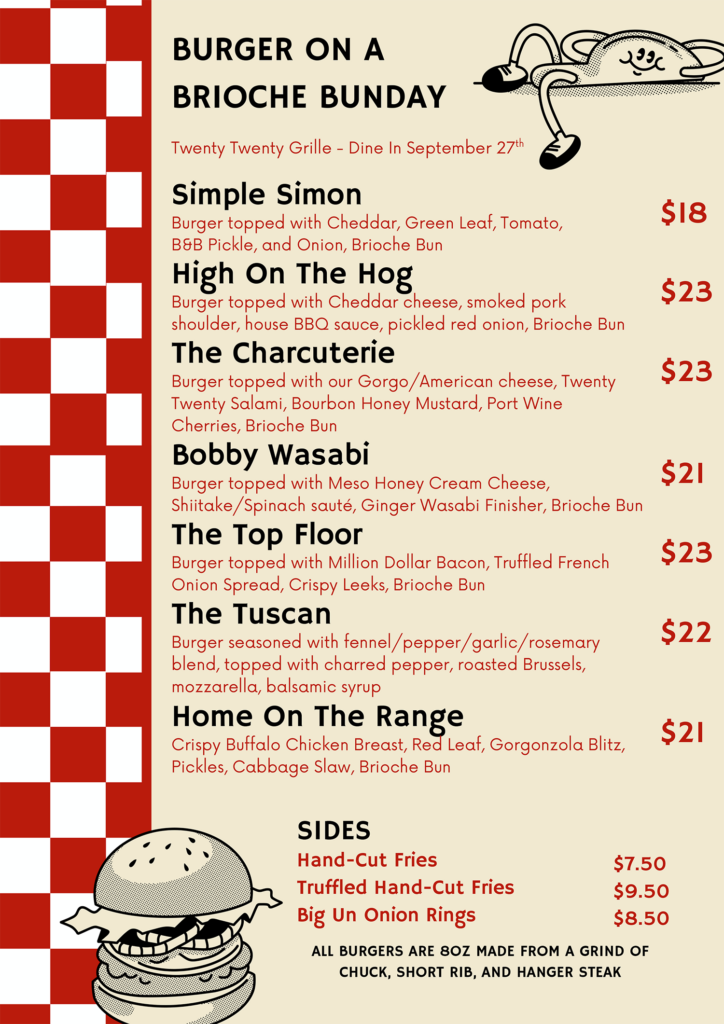 Burger Night Page One